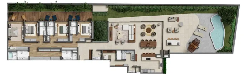 Garden Uno · 635,33 m²